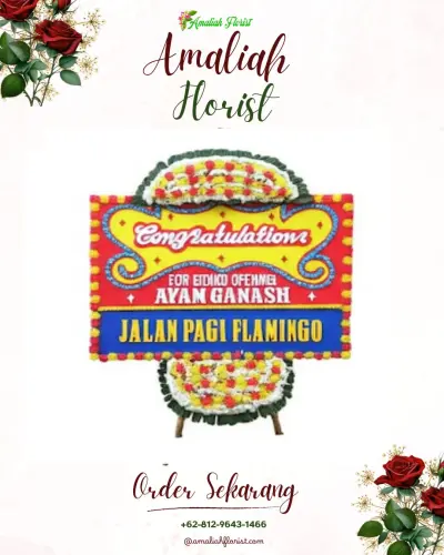 Bunga Papan Congratulation di Haurwangi